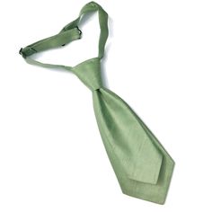 Sage green shantung ladies adult necktie. Pre-tied with an adjustable neckband, measures approximately 10 inches long and 4 inches at its widest. Necktie For Women, Tie Accessories, Suit And Tie, Make It Happen, Necktie, Sage Green, Neck Tie, For Women, Trending Outfits