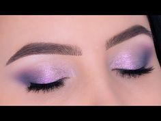 Light Purple Eyeshadow Looks, Light Purple Eyeshadow, Wedding Eyes, Light Purple Dress, Glam Lighting, Purple Soft