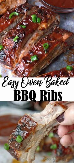 Oven Baked Bbq Ribs, Baked Ribs Recipe, Bbq Pork Ribs