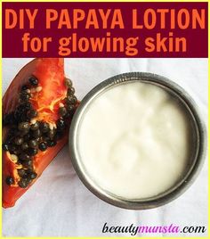 Beauty is power, and makeup is something that enhances that power. #BeautyTips #skincare #haircare #BeautySecrets Papaya Lotion, Diy Body Lotion, Carrier Oils For Skin, Papaya Recipes, Papaya Smoothie, Vitamin E Capsules, Balm Recipe, Papaya Seeds, Blue Makeup Looks