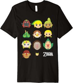 Amazon.com: Nintendo Zelda Simple Character Faces Premium T-Shirt Premium T-Shirt : Clothing, Shoes & Jewelry Character Faces, Simple Character, Nintendo, Mens Graphic, Zelda Characters, Mens Graphic Tshirt