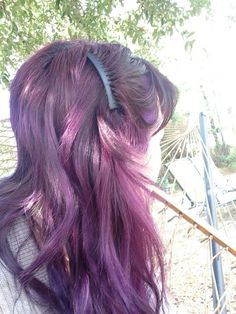 aes; mal bertha | descendants (2015) ᯓᡣ𐭩 Manic Panic Purple, Mal Bertha, Purple Blonde, Descendants 2015, Manic Panic