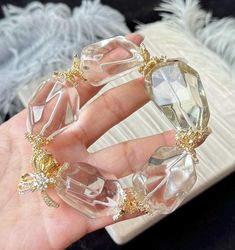 Material:Citrine Quartz beads size :Approx 30-35m m   quantity: one strand  6mm approx 29 pcs one strands 7mm approx25 pcs one strands 8mm approx 22 pcs one strands 9mm approx 21pcs one strands 10mm approx 19 pcs one strands 11mm approx 18pcs one strands 12mm approx 16 pcs one strands 13mm approx 16 pcs one strands 14mm approx 15 pcs one strands 15mm approx 14pcs one strands 16mm approx 14 pcs one strands 17mm approx 13pcs one strands 18mm approx 13pcs one strands 19mm approx 12pcs one strands 2 Crystal Gemstone Bracelet As Gift, Crystal Gemstone Bracelet Perfect For Gifting, Clear Bracelet Jewelry For Party, Gold Crystal Bracelet With Faceted Details, Elegant Clear Bracelets As Gift, Elegant Clear Bracelet As Gift, Elegant Transparent Bracelet For Gift, Elegant Clear Bracelet Perfect For Gifts, Faceted Crystal Bracelet For Parties