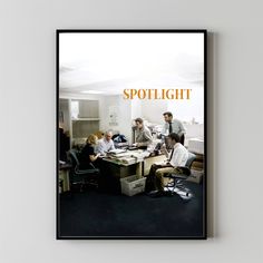 Spotlight Movie Poster Art Print Movie Posters Gift for Movie lovers 2 Spotlight Movie, Live Room, Classic Poster, Custom Poster, Movie Poster Art, High Quality Prints, Film Prints, Movie Lover, Music Print