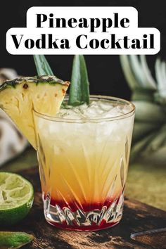 If you're looking for a refreshing and tropical cocktail, a Pineapple Vodka Cocktail is a great option. Made using pineapple juice, vodka, and lime juice with just a splash of grenadine. This drink is perfect for sipping on a hot summer day or to transport you to a warm and sunny destination. Pineapple Vodka Drinks Recipes, Pineapple Vodka Cocktails, Cocktails With Pineapple Juice, Pineapple Vodka Drinks, Vodka And Pineapple Juice, Halloween Nail Art Ideas, Pineapple Vodka, Ads Manager