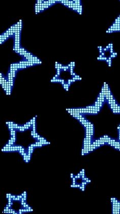 an image of blue stars on black background