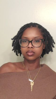 Locs And Glasses, Short Locs, Loc Journey, Locs, Pins