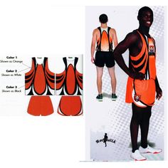 HIND NORDITALIA® NEVER ENDING LEGEND SUBLIMATED UNIFORM Your Design, Orange Color, Color, Design