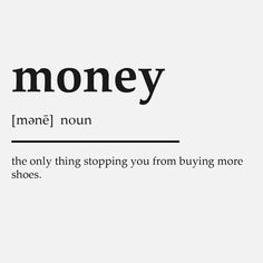 the word money is written in black and white with some type of font on it