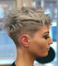 Short Choppy Haircuts, Choppy Haircuts, Short Grey Hair, Penteado Cabelo Curto, Short Pixie Haircuts, Short Pixie Cut, Short Blonde Hair, Blonde Pixie, Short Hair Styles Pixie