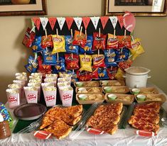 Concession Stands, Sweet 17, Sports Birthday Party, Concession Food, Baseball Birthday Party