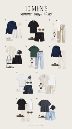 10 Men's summer outfit ideas that are casual and neutral. Summer outfits for men that are perfect for casual occasions.  mens outfits. stylish mens outfits. men’s outfits. guy outfits. men's fashion. men’s summer outfits. guys summer outfits. men summer outfit. summer fits men. summer men outfit. mens summer outfits Summer Style Man Outfit, Summer In Italy Men Outfit, Men’s Europe Summer Style, Men’s Capsule Wardrobe Summer Europe, Outfit Ideas Men Philippines, British Summer Outfits Men, First Date Outfit Men Summer, Singapore Men Outfit, Men Capsule Wardrobe 2024