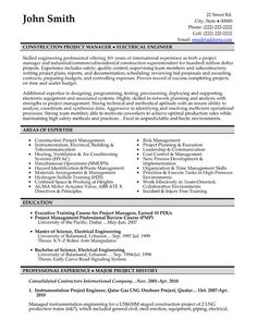 a professional resume for an experienced mechanical engineer