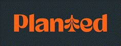 the word planned written in orange on a black background