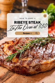 how to bake ribeye steak on the grill at 350 degrees per serving time