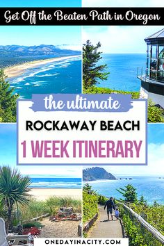 Get off the Beaten Path in Oregon: The Ultimate Rockaway Beach 1-Week Itinerary Seaside Beach Oregon, Warrenton Oregon, Beaches In Oregon, Road Trip Oregon, Oregon Coast Hikes, Rockaway Beach Oregon, Oregon Coast Roadtrip, Tillamook Oregon, Oregon Coast Vacation