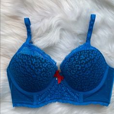 Kensie Balconette Bra Blue Lace 36c Nwot Sleep Wear, Balconette Bra, Bras And Panties, Blue Lace, Women's Intimates, Color Blue, Sleep, Bra, Lace