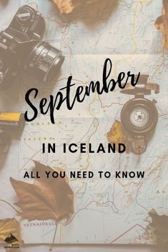 a map with the words, november in iceland all you need to know