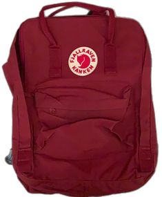 University Red Everyday Backpack, Casual University Red Bag For Everyday Use, University Red Backpack For Everyday Use, University Red Travel Backpack, Casual Red Backpack, School Trips, Backpack Fjallraven, Fjällräven Kånken, Kanken Mini