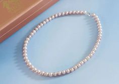 Lavender Freshwater Cultured Pearl Strand with Sterling Silver Clasp ——— Chuỗi đeo cổ Ngọc trai nước ngọt Lavender của AME Jewellery. Vòng cổ ngọc trai thiết kế theo phong cách cổ điển, mang vẻ đẹp quý phái và sang trọng vượt thời gian. Ngọc trai luôn là biểu tượng của vẻ đẹp thanh lịch và quý phái bao đời nay. * Ngọc trai nuôi nước ngọt: Freshwater Pearls Classic Lavender Jewelry For Wedding, Lavender Round Beads Wedding Jewelry, Lavender Round Bead Wedding Jewelry, Lavender Round Beads Jewelry For Wedding, Elegant Lavender Pearl Necklace With Round Beads, Elegant Lavender Round Jewelry, Lavender Elegant Jewelry, Elegant Lavender Round Bead Jewelry, Elegant Lavender Round Beaded Jewelry