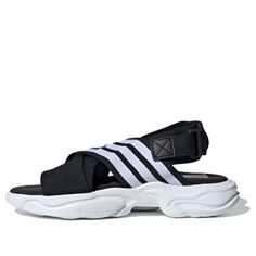 (WMNS) adidas Magmur 'Black White' EF5863 (Women's) Adidas Magmur, Black Clouds, White Cloud, Adidas Women, Black White, Adidas, Black And White, White, Black