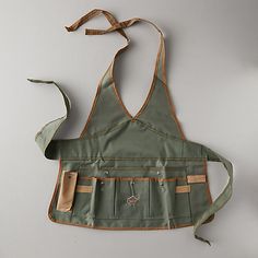 an apron that is hanging on the wall