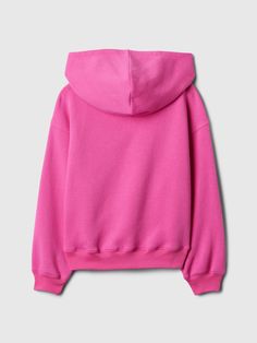 Kids Relaxed Gap Logo Hoodie | Gap Factory Oversized Pink Sweatshirt With Double-lined Hood, Pink Hooded Sweats With Ribbed Cuffs, Relaxed Fit Pink Hoodie With Ribbed Cuffs, Pink Fleece Hoodie With Ribbed Cuffs, Pink Hoodie Sweats With Ribbed Cuffs, Trendy French Terry Hoodie With Ribbed Cuffs, Cozy Fit Crew Neck Sweatshirt With Adjustable Hood, Trendy Sweatshirt With Double-lined Hood And Cozy Fit, Trendy Cozy Hoodie With Ribbed Cuffs