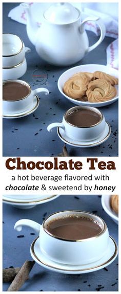 chocolate tea and hot beverage flavored with chocolate & sweetened by honey is the perfect treat