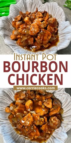 instant pot bourbon chicken is an easy and delicious recipe that's ready in under 30 minutes