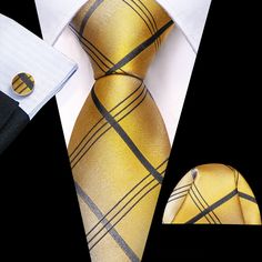 Brand: Barry Wang Material: 100% Silk What You Get: Same design Tie, Pocket Square & Cufflinks? Size: Necktie in 59" Length & 3.35" width at the tip, pocket square in 9"x 9"size Quality: Barry Wang Focus on Ties for Many Years, Good Quality Interlining Makes Our Ties Weighted and Elastic, Which are Easily Designed for A Perfect Knot.For More Quality Stylish Ties with Unbeatable Price, Please Click Our shop to Check More.With So Much Choice and Impeccable Quality, There's No Excuse Not to Have A Superb Selection in Your Wardrobe. Occasion: Perfect for Daily Dress, Business, Office, Meeting, Birthday, Wedding, Engagement, Ball Party and More Occasion. Care Instruction: Dry Clean Only, Never Place Ties in Washer or Dryer? Shipping Guarantee: Free Shipping Worldwide with Trackable Number Retur Black Tie Pocket Square For Father's Day, Yellow Suit And Tie Accessories For Black Tie Event, Pokemon Pattern, Dress Business, Necktie Set, Ball Party, Office Meeting, Daily Dress, Daily Reminder