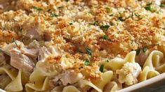 Chicken Noodle Casserole Recipe, Noodle Casserole Recipes, Chicken Noodle Casserole, Tuna Noodle Casserole, Chicken Veggies, Hearty Casseroles, Celery Soup, Noodle Casserole, Savory Chicken