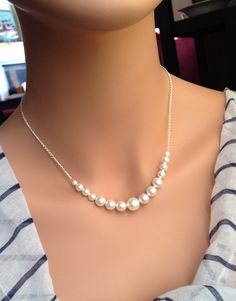 Hey, I found this really awesome Etsy listing at https://www.etsy.com/listing/166014086/set-of-5-bridesmaid-pearl-necklaces Silver Single Strand Necklace For Wedding, Elegant 16 Inch Silver Pearl Necklace, Wedding Pendant Necklace With Single Strand, Single Strand Sterling Silver Necklace For Wedding, Sterling Silver Single Strand Necklace For Wedding, Wedding Sterling Silver Single Strand Necklace, Bridesmaid Pearl Necklace, Graduated Pearl Necklace, Silver Bridesmaid