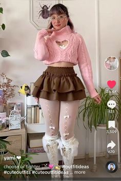 Cute Dark Aesthetic Outfits, Sanrio Puroland Outfit, Pastel Goth Fashion Aesthetic, Cute Cause Outfits, Cute Outfits Pink Pastel, Kawaii Date Outfit, Harajuku Outfits Kawaii, Pink Preppy Outfits Aesthetic, Girly Pop Outfits