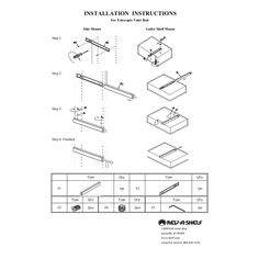 an instruction manual for installation instructions