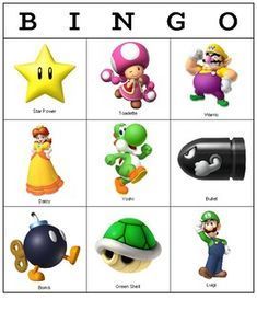 an image of a game board with mario and other characters