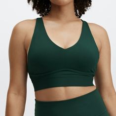 Say Hello To Your New Favorite Strappy Bra With Just Enough Support To Take You From Day To Drills. Its Fabric Is Softer Than Soft And Its Adjustable Straps Give You A Next-Level Fit. Features Adjustable Straps Removable Cups Strappy Fabric & Care 89% Polyester/11% Elastane Green Sporty Activewear For Relaxation, Sporty Green Activewear For Relaxation, Green Sports Bra For Loungewear, Printed Sports Bra, Strappy Bra, High Impact Sports Bra, Seamless Sports Bra, Racerback Sports Bra, Black Sports Bra