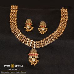 Chandan Set Gold, Hasdi Set Gold, 3 Tola Gold Set Design, Gold Necklace Set Tanishq, Gold Necklace Set Rani Har, 3tola Gold Necklace Set, Gold Tilla Necklace For Puja, Gold Plated Hand-set Temple Necklace