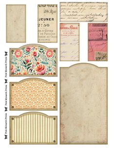 an assortment of old fashioned papers and envelopes