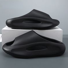 Color: 19-Black, Shoe Size: 36-37(23-23.5cm) Celtic Knots, Beach Slides, Summer Sneakers, Summer Slippers, Black B, Beach Slippers, Sneaker Slippers, Platform Slides, Sport Sandals