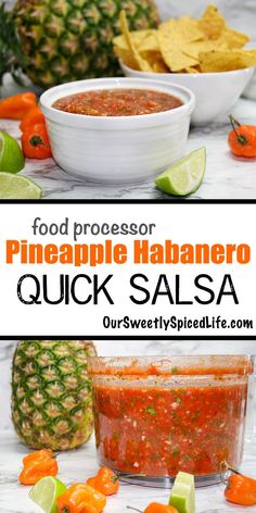 pineapple habanero quick salsa is an easy and delicious salsa recipe