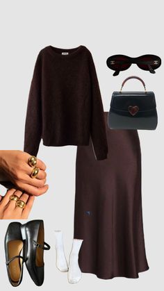 Casual Outfits For Work, Stile Blair Waldorf, Adrette Outfits, Rok Outfit, Thanksgiving Outfit Ideas, Stile Hijab, What To Wear Fall, Fest Outfits, Black Kitten Heels