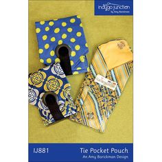 75-881-888|Indygo Junction Recycled Tie Pocket Pouch Pattern Restyling Clothes, Ties Crafts, Mens Ties Crafts, Necktie Crafts, Old Ties, Tie Crafts, Pouch Sewing, Mens Ties, Shoe Crafts