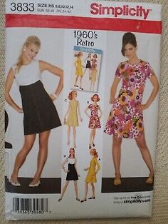 the sewing pattern for misses dress and top is in very good condition, but it's not too big