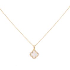 CLOVER CZ PAVE NECKLACE - MEDIUM PENDANT – Bara Boheme Pool Shower, Preppy Jewelry, Pave Necklace, Kendra Scott Necklace, Gold Bond, Jewel Necklace, Clover Necklace, Stacked Jewelry, Jewelry Lookbook