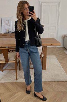 Looks Jeans, Classic Style Outfits, Outfit Jeans, Elegant Outfit