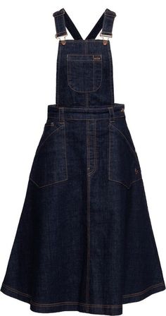 Skirt Dungarees Outfit, Denim Dungaree Dress Outfit, 50s Workwear, Skirt Overalls Outfit, Dungaree Dress Outfit, Dungaree Outfit, Denim Dungaree Dress, Dungaree Skirt, Orange County Choppers