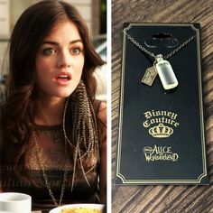 New With Tags Disney Couture Alice In Wonderland Drink Me Bottle Necklace As Seen On Aria Montgomery In Pretty Little Liars Season 1 Episodes 3 And 4. Extremely Popular And Hard To Come By, Especially New Like This. Same Style, Brand, And Color. Necklace Is New, But Still Check Photos For Conditions. Even New Items Are Passed From Hand To Hand, And Was Seen On Tv In 2010, Making The Necklace Well Over 10 Years Old. I've Seen A Few Stock Photos With A Cork, But That's Not The Correct Necklace. Th Alice In Wonderland Necklace, Pretty Little Liars Season 1, Alice In Wonderland Drink Me, Disney Couture Jewelry, Drink Me Bottle, Heart Pendant Necklace Gold, Bakelite Necklace, Crystal Stone Jewelry, Disney Couture