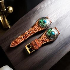 Upgrade your Apple Watch with this Brown Leather Apple Watch Band, designed to fit a range of sizes including 18mm, 20mm, 22mm, 40mm, and 42mm. The vibrant turquoise stones contrast beautifully with the Genuine leather, making it a striking choice for any occasion. Whether you're searching for a thoughtful gift for him or a stylish upgrade for your own watch, this gemstone band is sure to impress.⌚ ✨Features:✨ ✅ Turquoise Gemstones: Genuine turquoise stones add a vibrant and unique touch to your Handmade Adjustable Turquoise Watch Bands, Thoughtful Gifts For Him, Leather Apple Watch Band, Leather Making, Bracelet Apple Watch, Leather Apple Watch, Apple Watch Bands Leather, Turquoise Stones, Leather Watch Strap