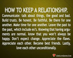 a quote on how to keep a relationship alive