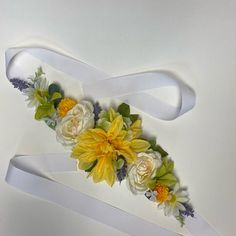 Flower Maternity Belly Bump Sash Great For Maternity Photo Shoot Or Baby Shower For The Mom To Be Tones Of Yellow, White, Lavender And Green Make Your Moment Special With This Botanical Handcrafted Sash. 75”Long The One For Sale Is Similar To The One Worn For Baby Shower Pic See Included For Description It Is The One That Is In Individual Pictures Of Sash Mommy To Be Belly Belt Sash For Baby Shower Cottagecore Fairycore Spring Flower Garden New Never Worn Baby Shower Pic, Spring Flower Garden, Belly Belt, Rhinestone Belt Buckle, Individual Pictures, Eagle Graphic Tee, Belly Bump, Cotton Tunic Dress, Maternity Photo Shoot